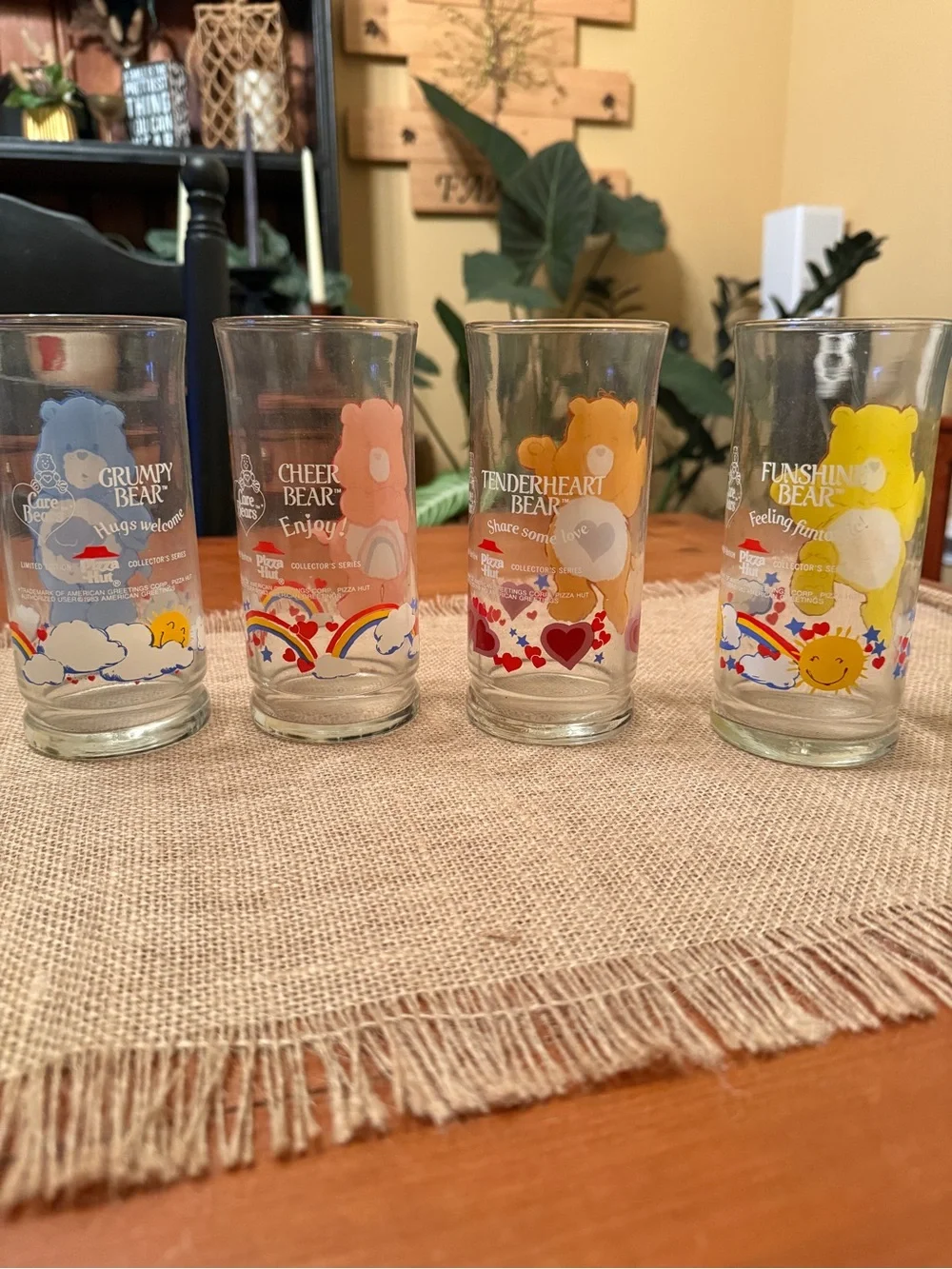 Vintage 1983 Care Bears Glasses
